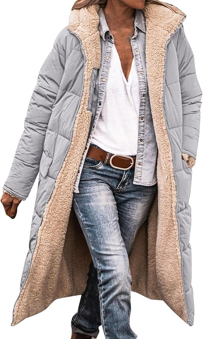 Wendbare Fleecejacke Blau - Nova