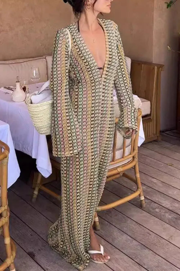 Dalia® | Spitzenkleid mit ausgehöhltem V-Ausschnitt