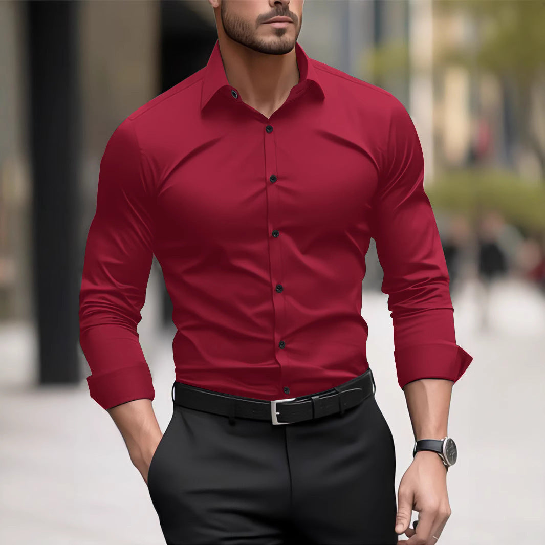 Ronnie – Langes Business-Casual-Hemd für Herren