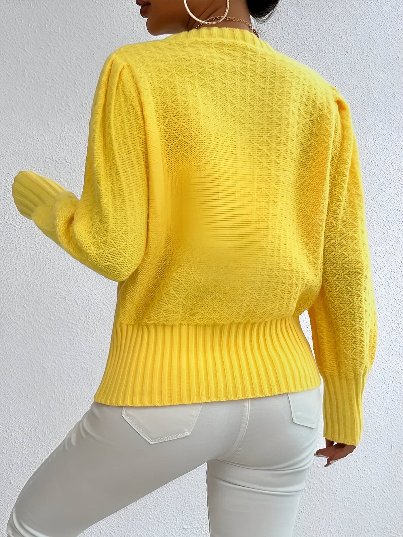 Willa | Eleganter französischer Strickpullover mit Rautenmuster