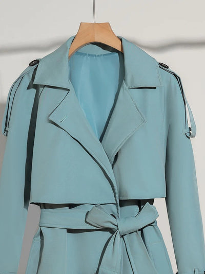 Eleganter Langarm-Trenchcoat für Damen