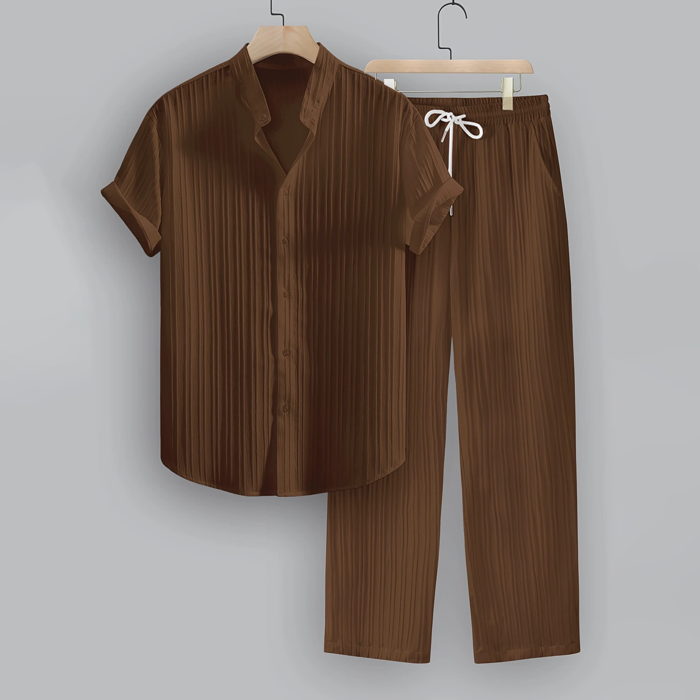 Rosendo - Set für Herren - Elegantes Kurzarmhemd & lässige Hose für bequeme Freizeitmode