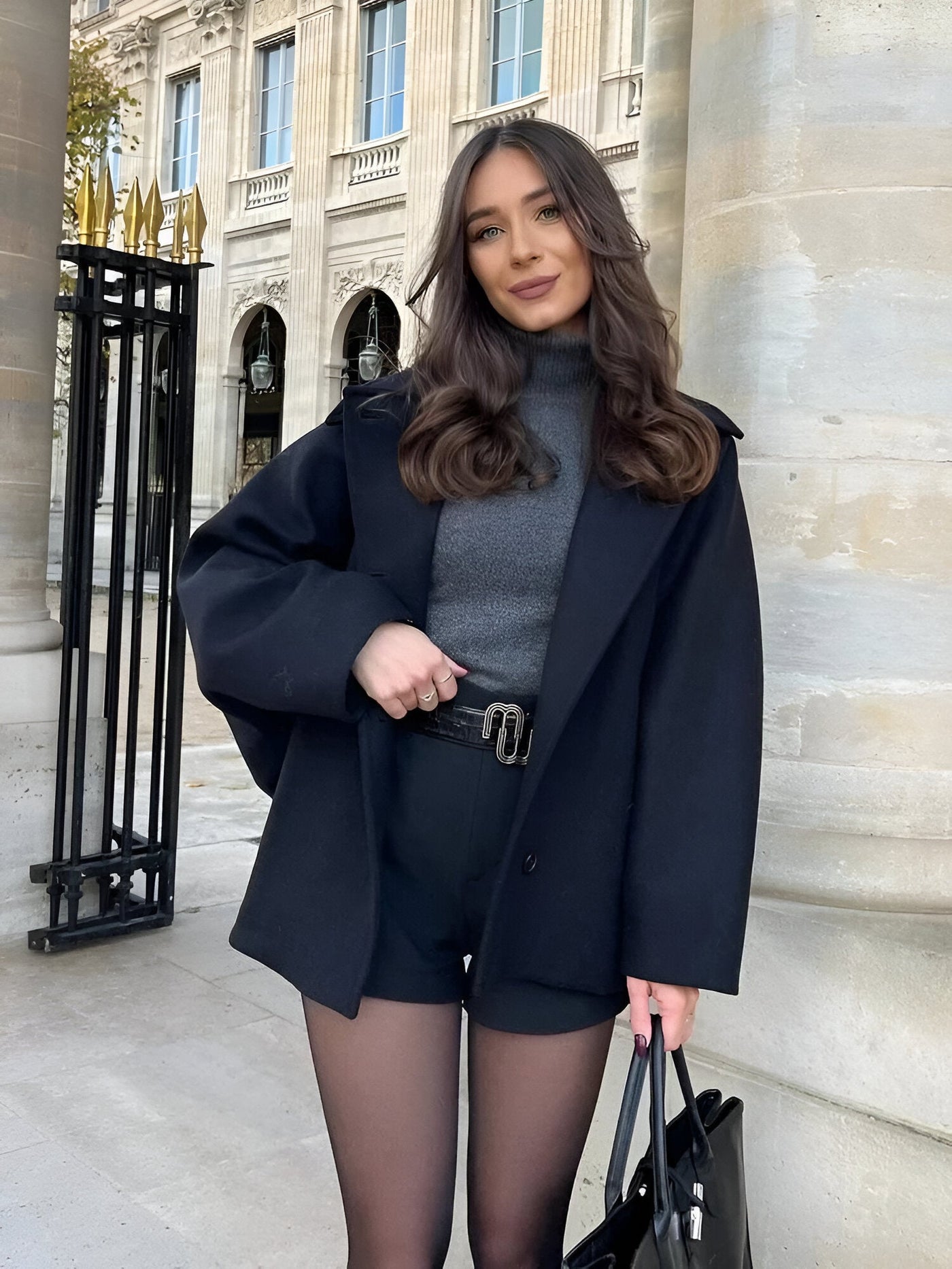 Franziska | Elegante Oversized Wolljacke