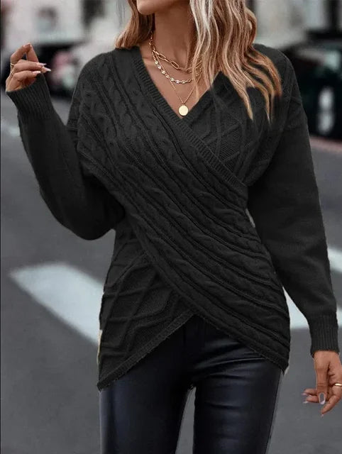 Gemütlicher Strickpullover für Damen
