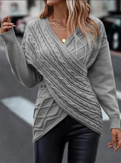 Gemütlicher Strickpullover für Damen