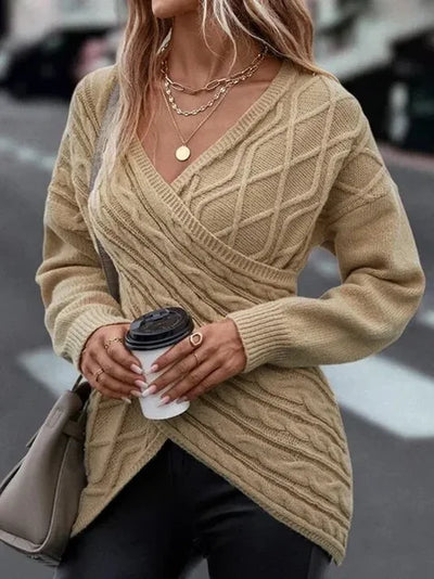 Gemütlicher Strickpullover für Damen