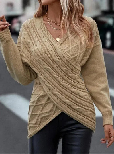 Gemütlicher Strickpullover für Damen