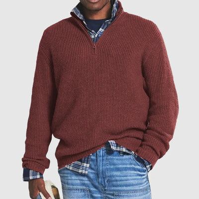 Gerippter Pullover für Männer