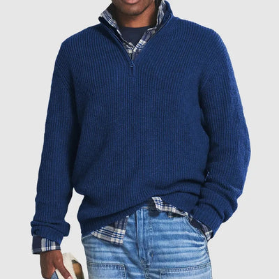 Gerippter Pullover für Männer