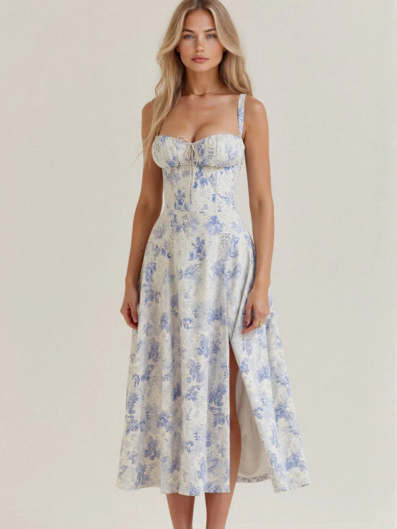 VALERIE – Das midikleid mit korsett-charme für eine feminine silhouette