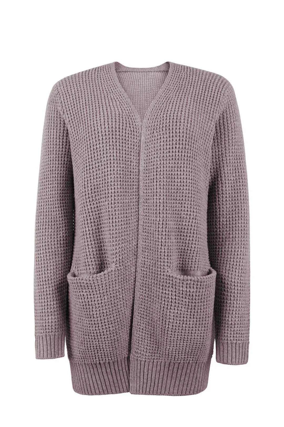 Grauer Strick-Cardigan - Mila
