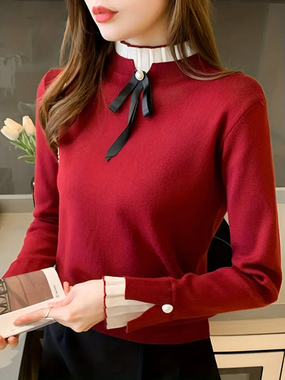 Jamine | Bequemes Patchwork Stricktop