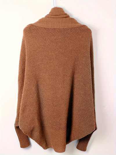 Locker gestrickte Strickjacke für Frauen