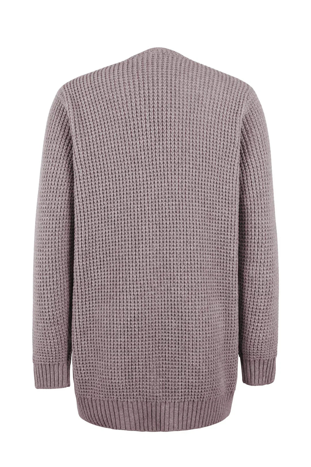 Grauer Strick-Cardigan - Mila