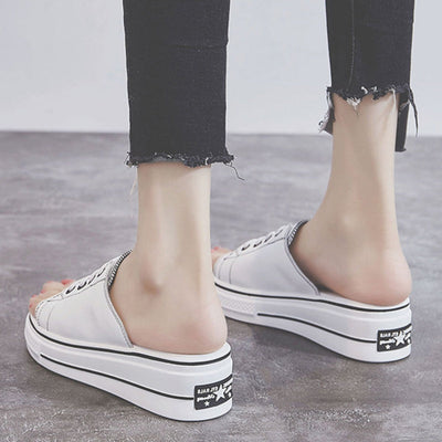 Pamela – Halbslipper aus Premium Veganem Leder