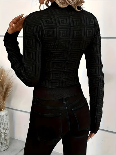 Jenevieve | Eleganter Slim-Fit Strickpullover