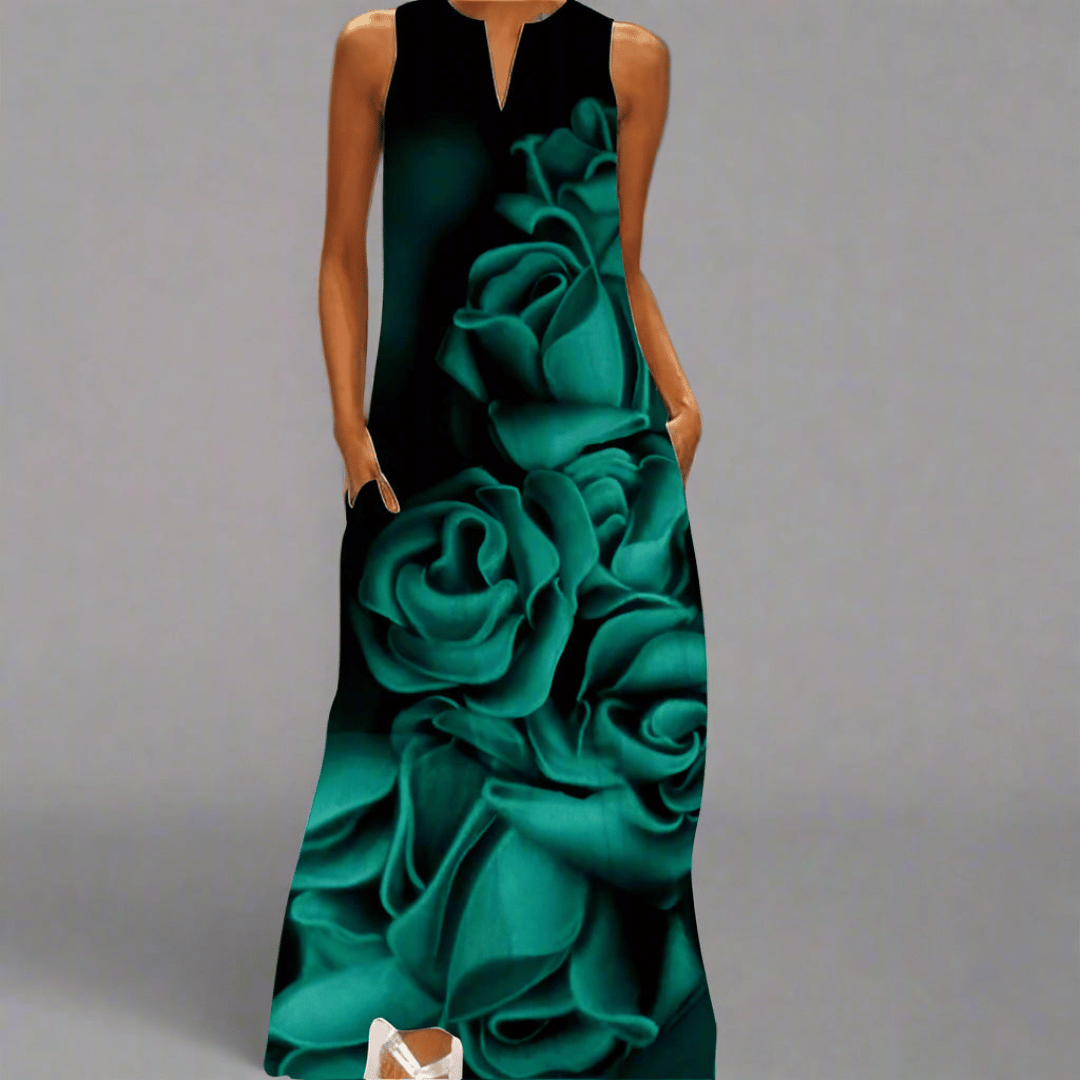 Laureen | Festliches Türkises Damenkleid Mit Königlichem Look Für Hochzeitsgäste