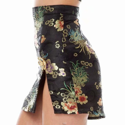 Victoria – Retro Cheongsam-Kleid mit Seitenschlitz und hohem Bund