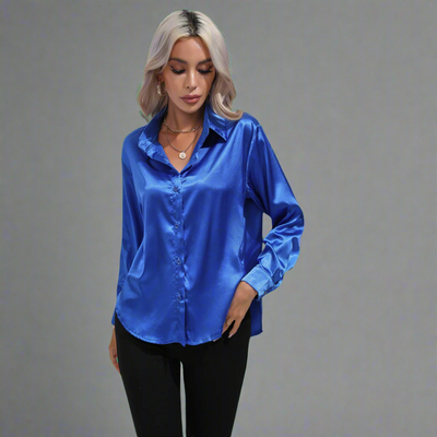 Stefanie | Elegante Luxuriös Damenbluse Für Festliche Anlässe