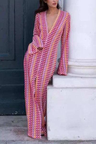 Dalia® | Spitzenkleid mit ausgehöhltem V-Ausschnitt