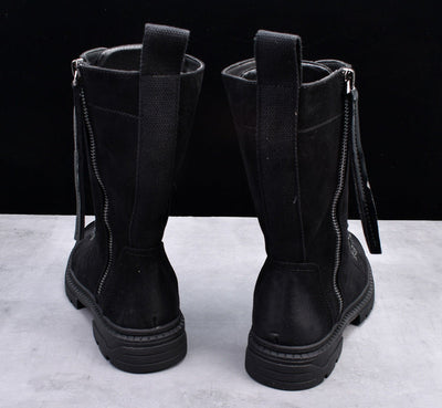 Howard – Retro Herrenstiefel mit Rundspitze und mittlerem Schaft