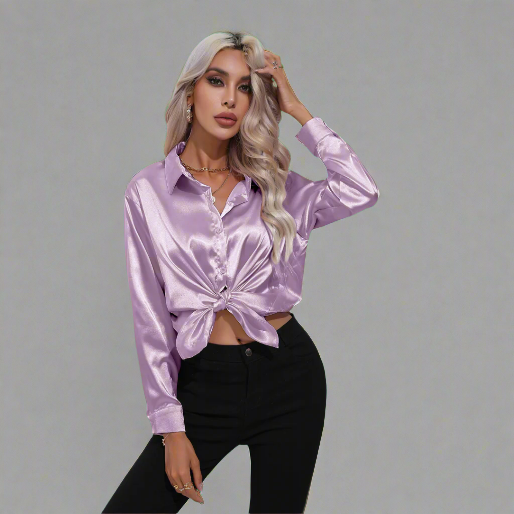 Stefanie | Elegante Luxuriös Damenbluse Für Festliche Anlässe