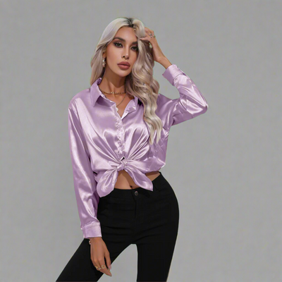 Stefanie | Elegante Luxuriös Damenbluse Für Festliche Anlässe