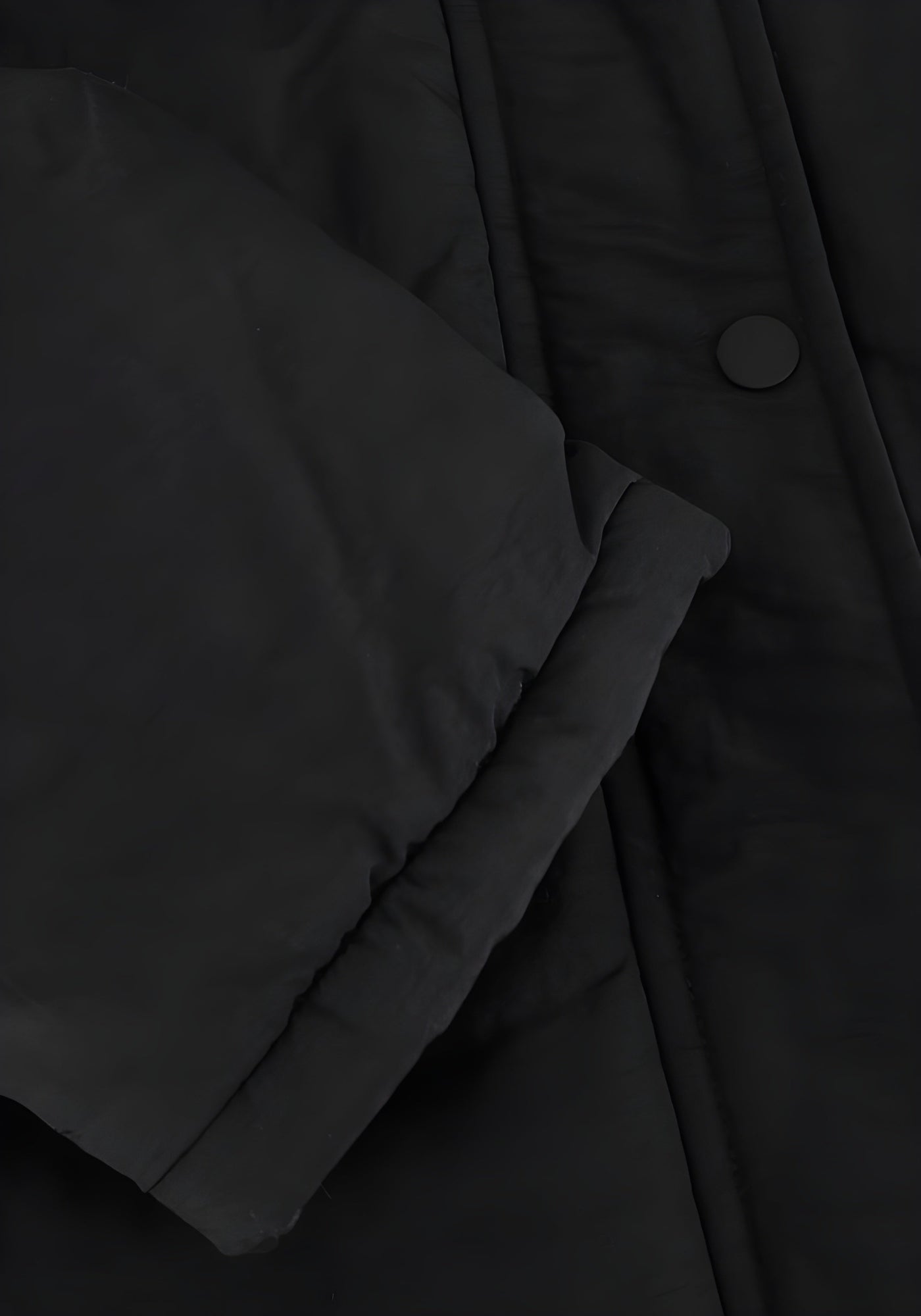 Damen Lange Winterjacke Schwarz - Mila