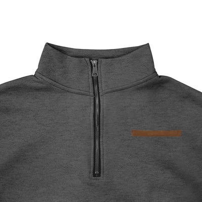 Halbreißverschluss-Pullover aus Samt für Herren