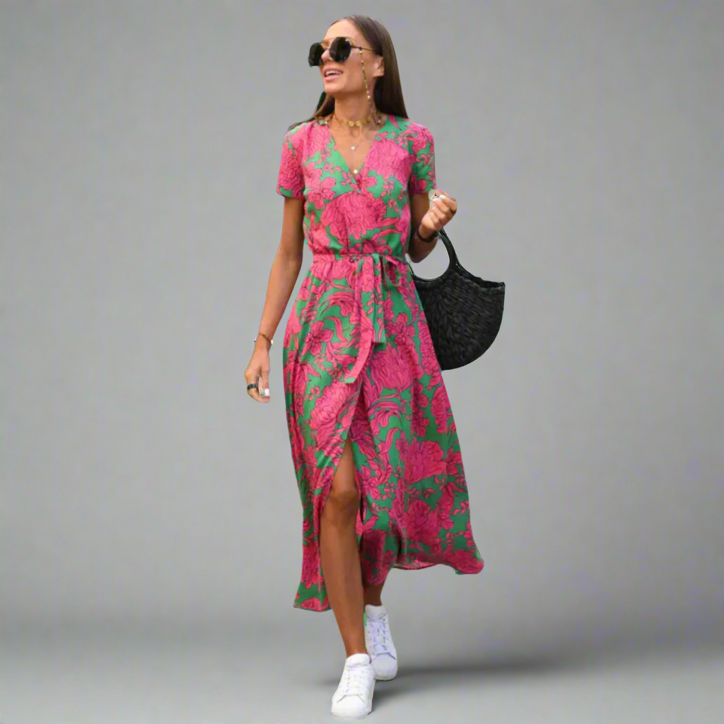 Gloria| Bequemes Damenkleid aus Premiumstoff für Sommer