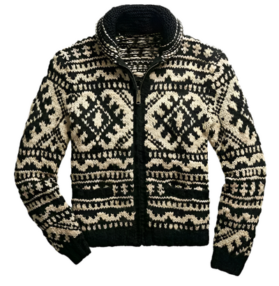 Winterpullover mit Reißverschluss für Männer