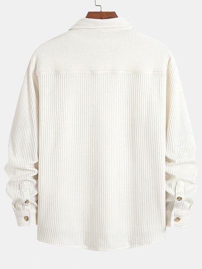 Hadrian – Langarm Hemd Mit Waffelstruktur