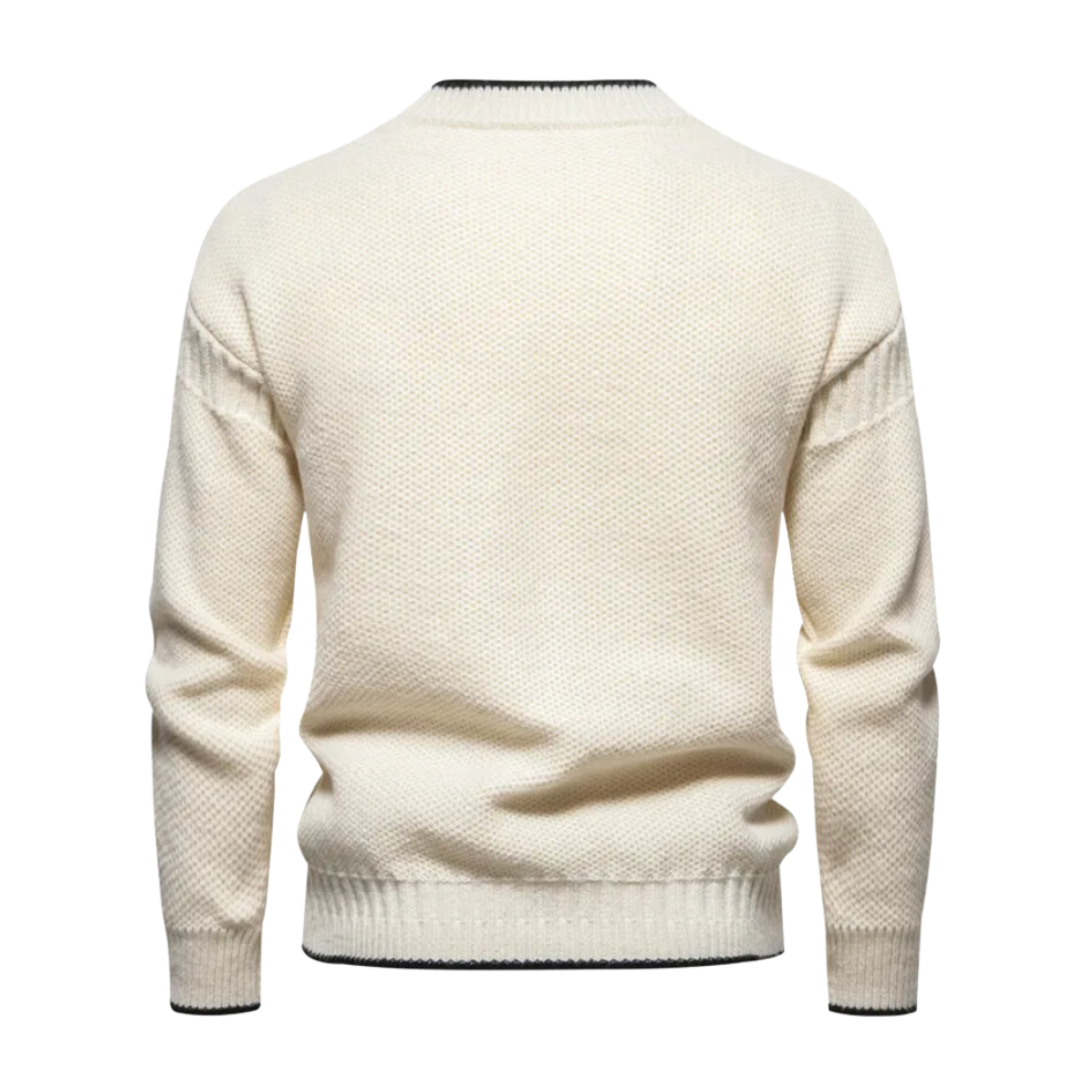 Klassischer Herren-Strickpullover