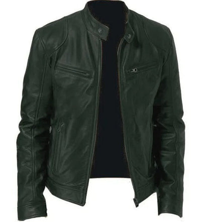 Klassische Lederjacke für Herren