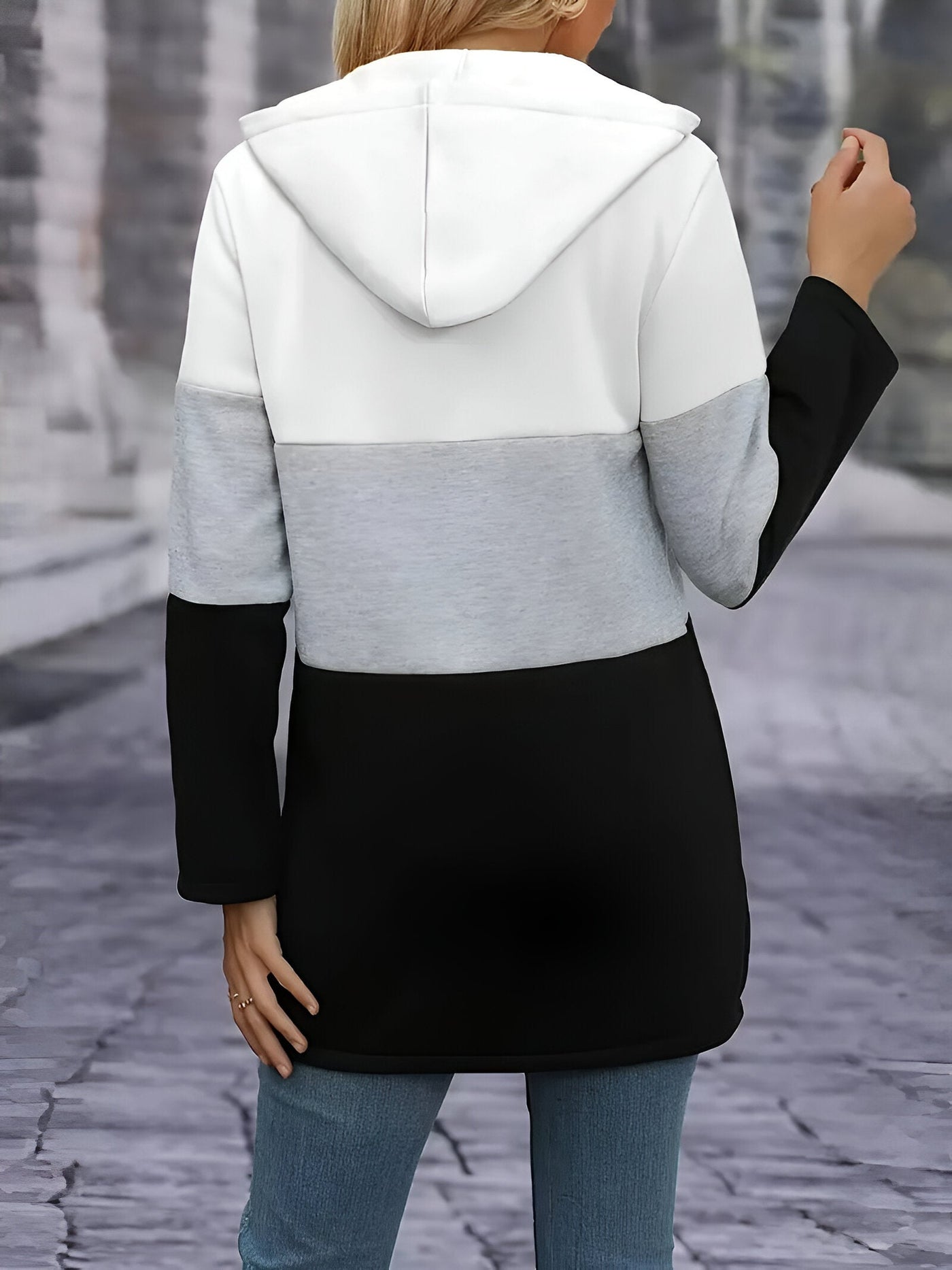 Franziska | Color Block Kapuzenjacke