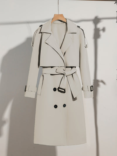 Eleganter Langarm-Trenchcoat für Damen