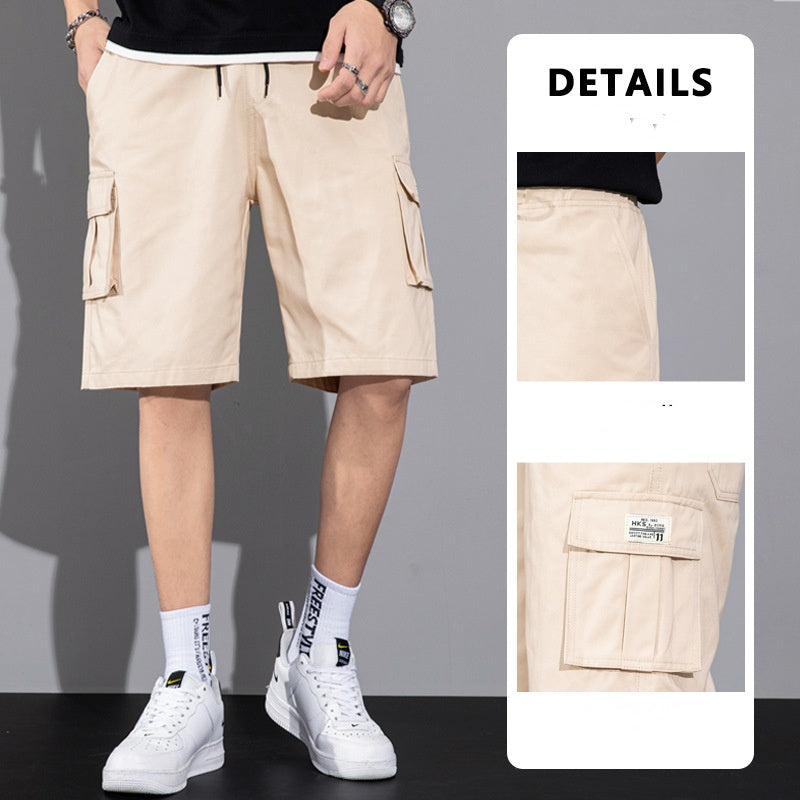 Kevin – Legere Cargo-Shorts mit Kordelzug und mehreren Taschen für Herren