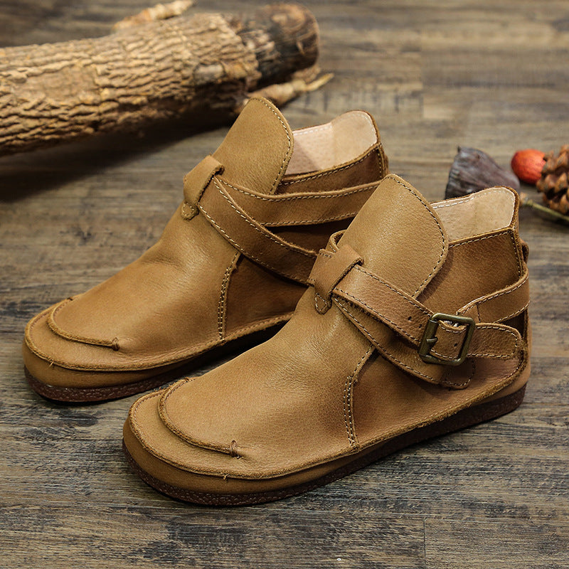 Jennifer – Retro Martin Stiefel aus veganem Leder