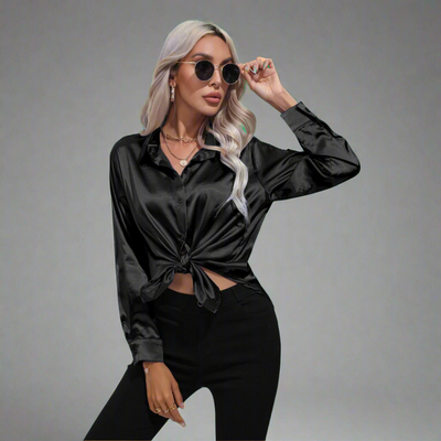 Stefanie | Elegante Luxuriös Damenbluse Für Festliche Anlässe