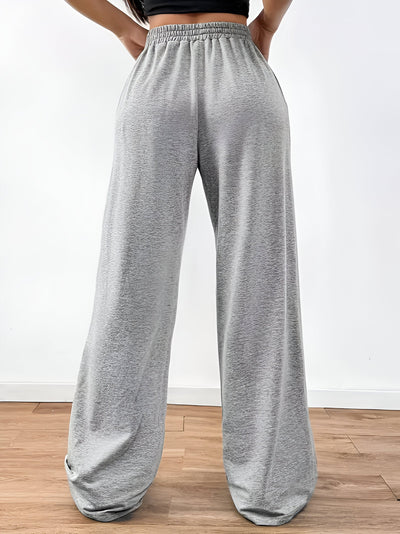 Hanne | Casual Weite Hose mit Tintenrauch-Muster