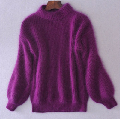 Kanita - Jahrgang-Strickpullover Aus Angora