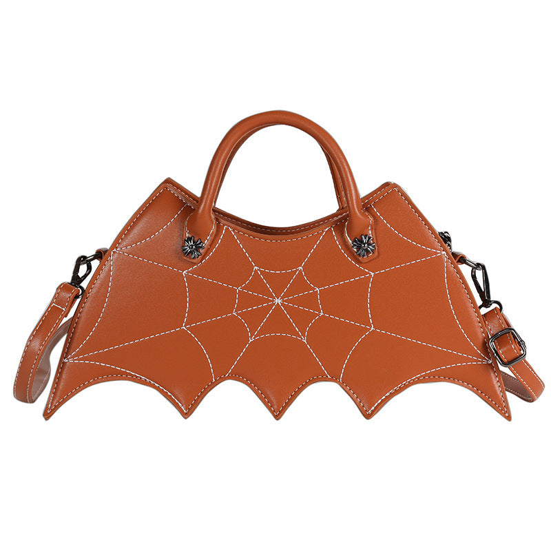 Nicola – Schultertasche mit Spinnennetz-Design für Halloween