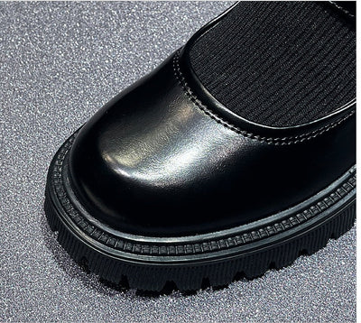 Tanya – Dicksohlige Damen Sockenstiefel im Martin-Stil