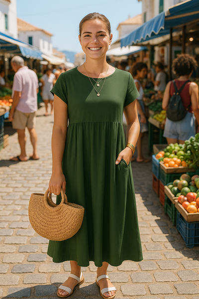 Munia - Minimalistisch, feminin und bequem - Lässiges Kleid