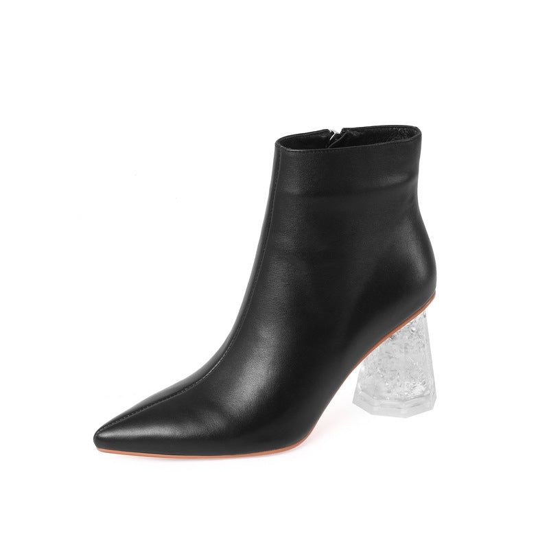 Juliet – Damen Stiefeletten mit Kristallabsatz