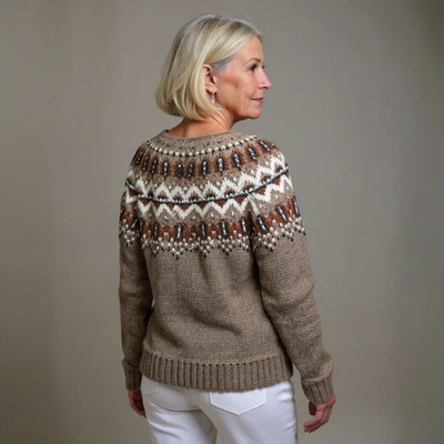 Alessandraa - Handge Fertigt Woll Pullover