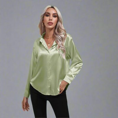 Stefanie | Elegante Luxuriös Damenbluse Für Festliche Anlässe