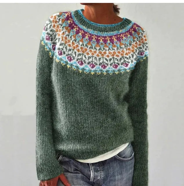 Retro Pullover Bunt - Mia