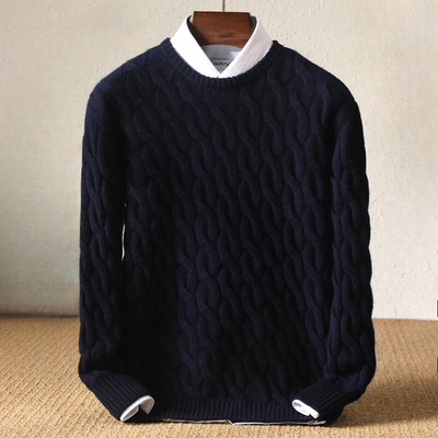 Eleganter Strickpullover für Herren