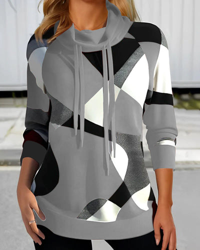 Blockdruck Pullover für Frauen